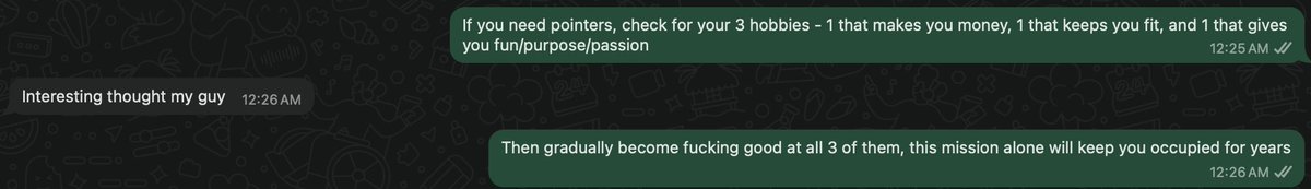 ChiiYuen's tweet image. I always tell people this: find your 3 hobbies, and you'll NEVER be bored again