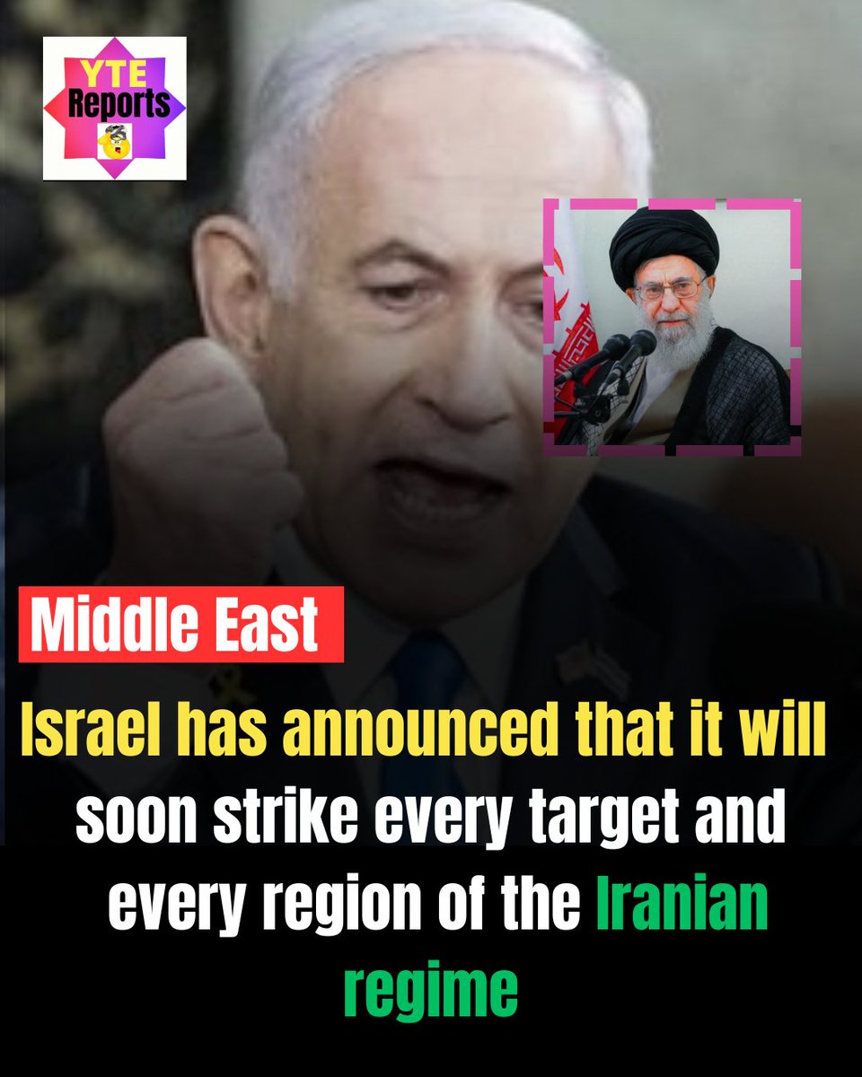 Prime Minister Benjamin Netanyahu, in an address to the public now: 

"In the very near future you will see Israeli Air Force jets over the skies of Tehran - we will strike every site and every target of the ayatollahs' regime."

#MiddleEastConflict #IsraelIranConflict