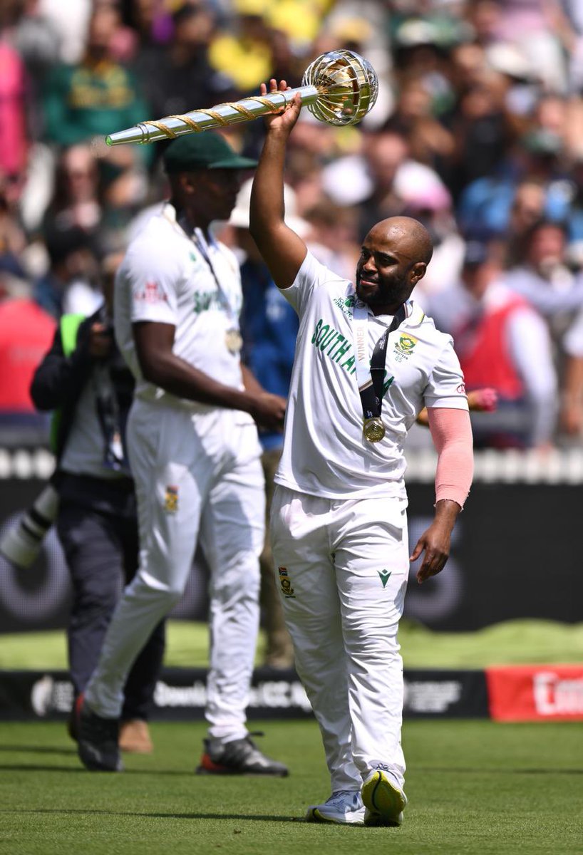 Massive congratulations to this incredible team on securing the Test Mace for 2025! The unwavering Protea Fire has once again shown that it inspires nothing less than victory! Champions! 🥇