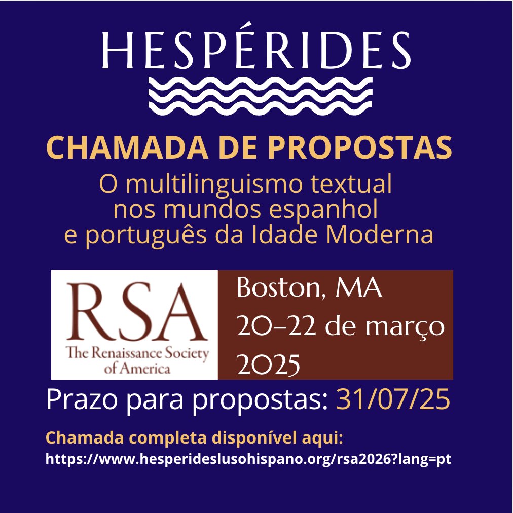 hesperides_01's tweet photo. Read full CFP Here  • Lea convocatoria aquí  • Leia chamada aqui
https://t.co/C1K4P0WiSx https://t.co/eFUbfVNOcZ