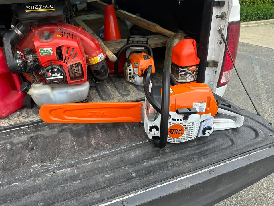 #Repost 📷 by Advanced Hardscape Concepts: Big thanks to Chris at Clarkston Weingartz for having our new STIHL MS251 prepped and ready to go for us by the time we walked through the doors!
