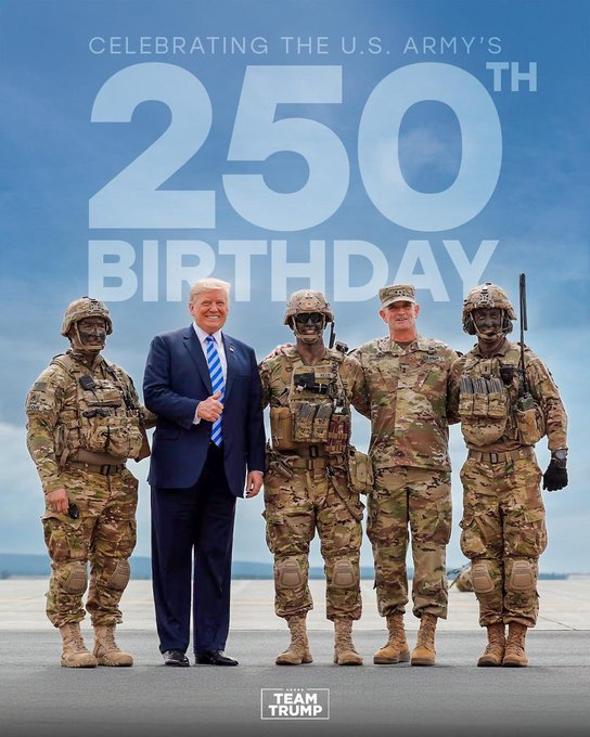 After 250 years, it still comes down to three words.    

THIS.  WE'LL.  DEFEND.   

 #Army250