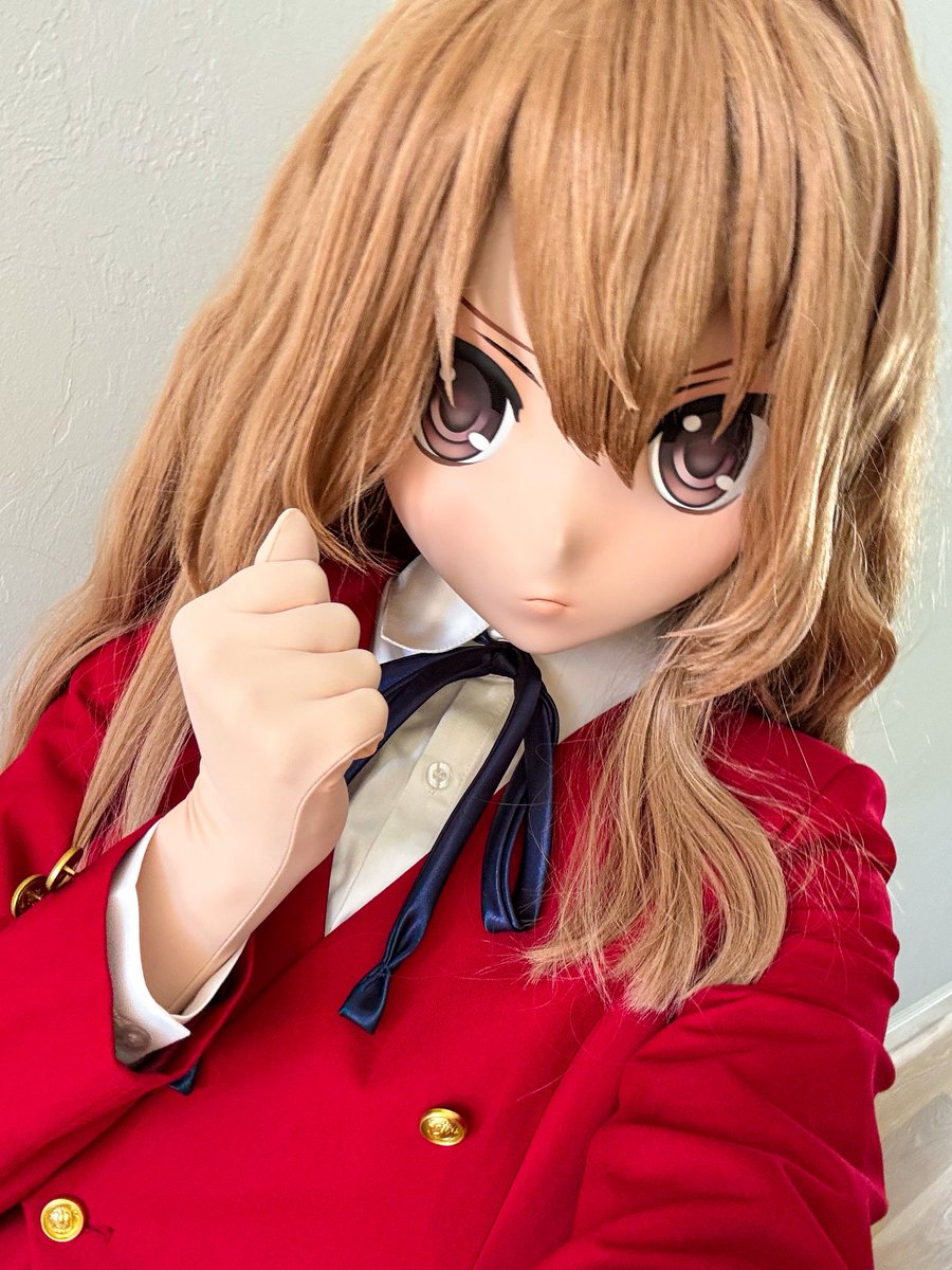 delphiniumkig's tweet image. What are you looking at?! 🐯

#kigurumi #kigurumimask #着ぐるみ #taiga #toradora #taigacosplay #とらドラ #逢坂大河