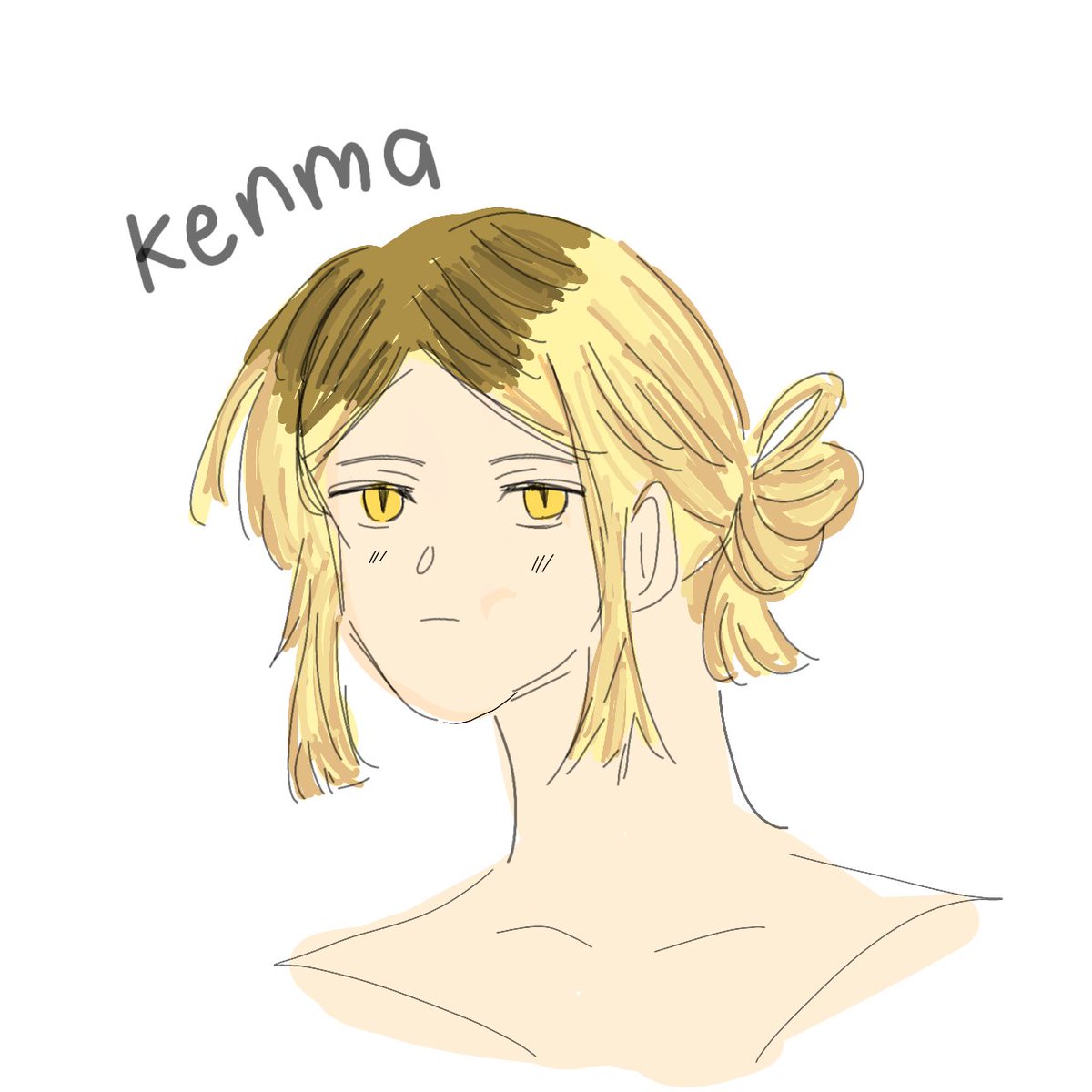 sdefdda's tweet image. Kenma w/ a messy bun? Whadya think?
#kenma #Haikyuu