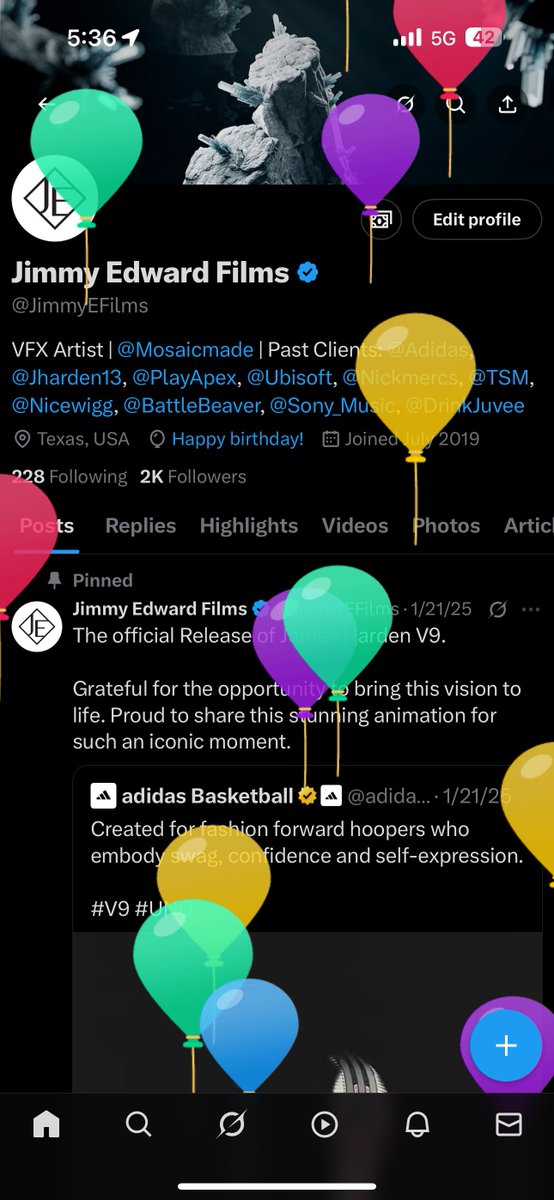 JimmyEFilms's tweet image. Reached Level 27 :) 🎂