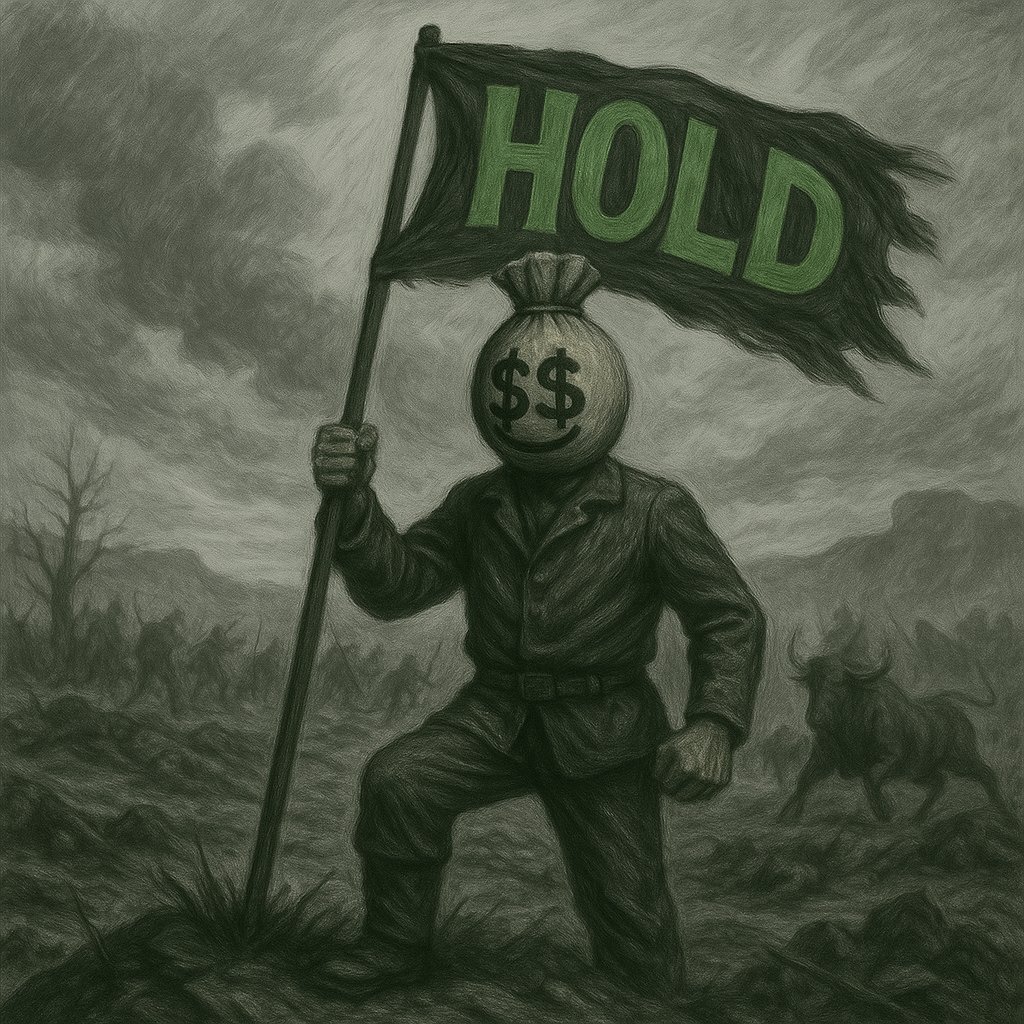 RuggedX99's tweet photo. They want pumps.
We want pain.
Because pain means cheap conviction.
And conviction don’t fold. It $HOLDs.
If you're still here…
You're not just early —
You're inevitable.
#EverybodyHOLD #CryptoTrenches #Solana #BuiltInTheBear #NoFoldZone #HOLDLine https://t.co/92ulU9dQmP