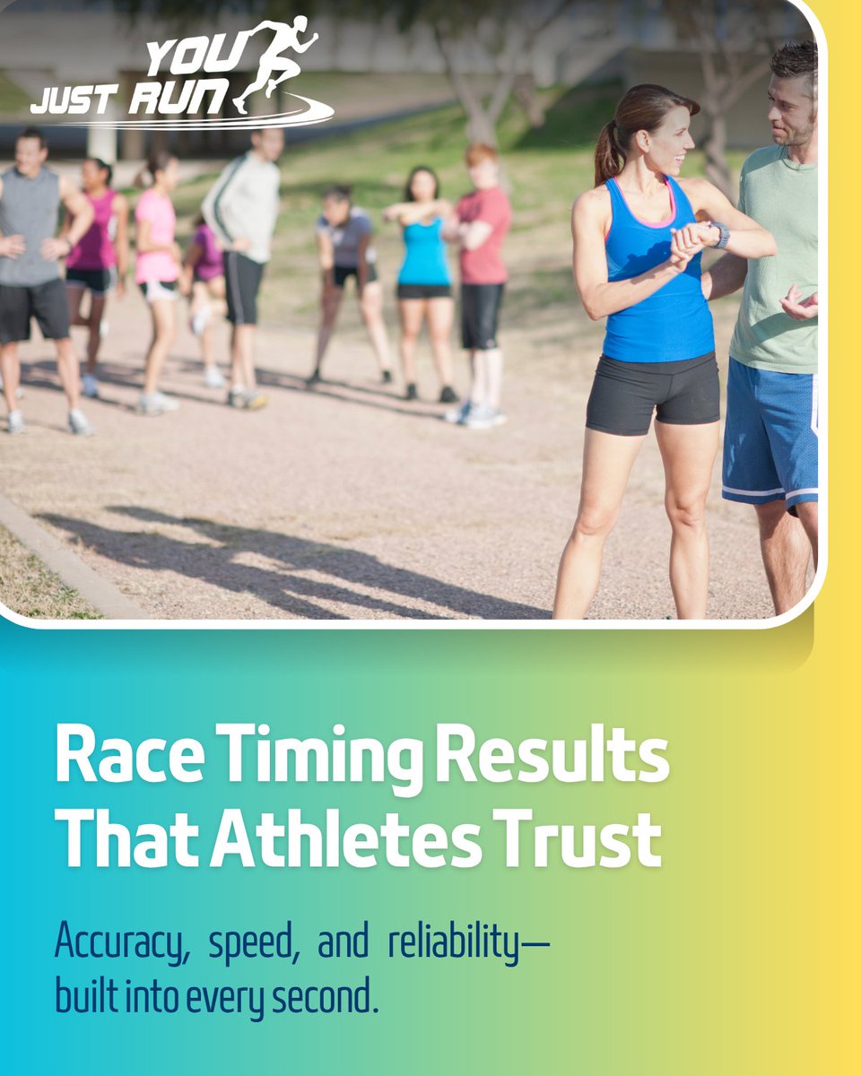 youjustrun_in's tweet image. Your race deserves more than a stopwatch.

Get real-time, chip-based race timing results that elevate the athlete experience and simplify event logistics.

Ready to level up your race? Let’s go.

  #RaceTiming #MarathonTech #ChipTiming #RunningEvents #SportsTech #EventSolutions