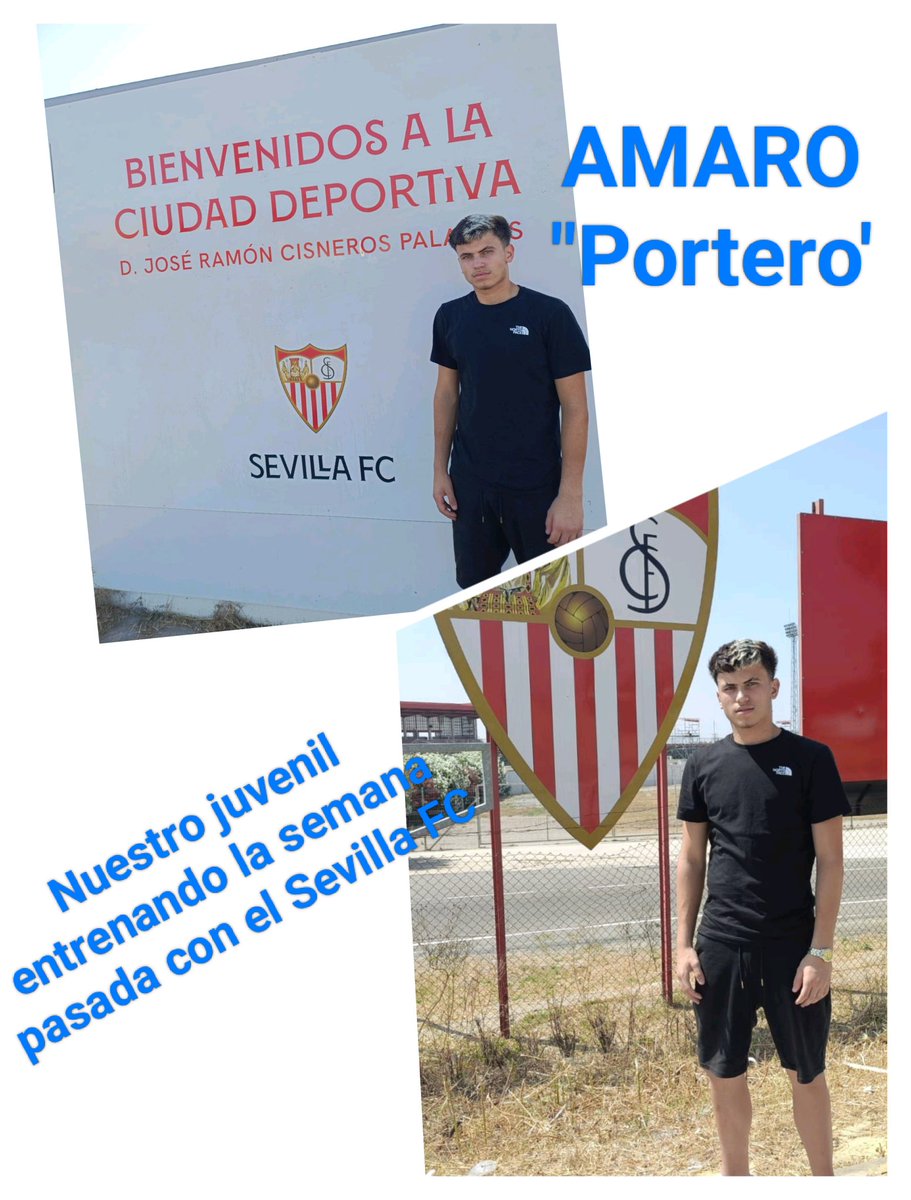 📣📣ENTRENO📣📣
Amaro, portero del juvenil, entrenando con el Sevilla FC.
Ilusión💯