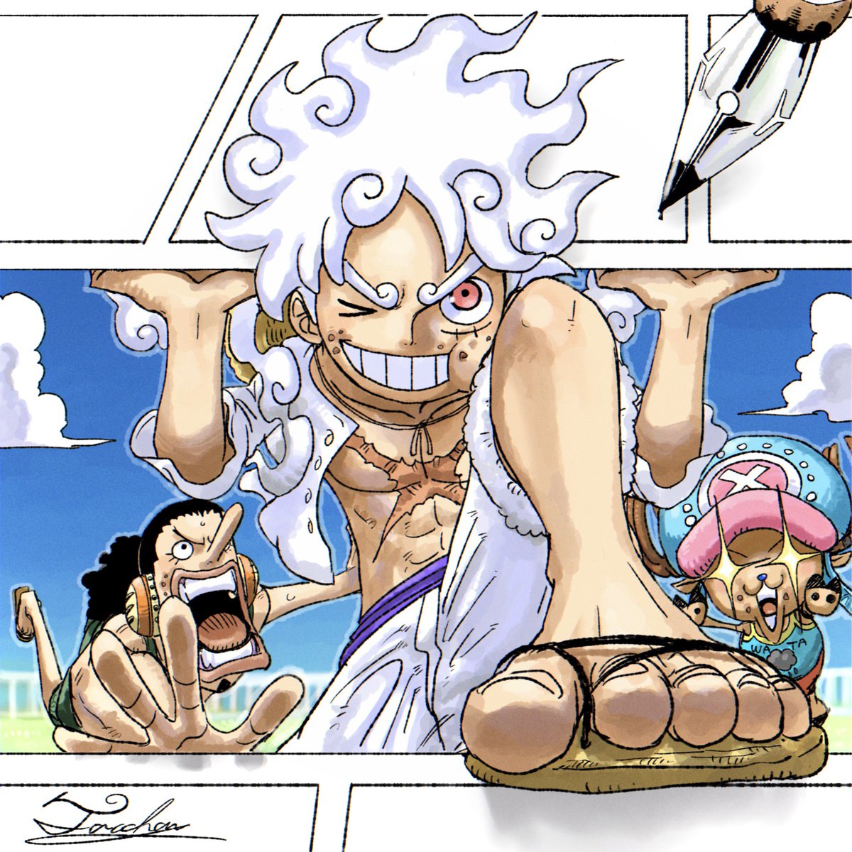 The moment luffy pulls this move its gonna be over for all anime verse😹🤞