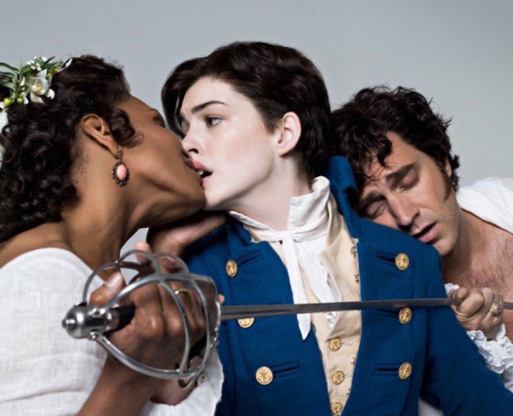 anne hathaway, audra mcdonald, and raul esparza for twelfth night