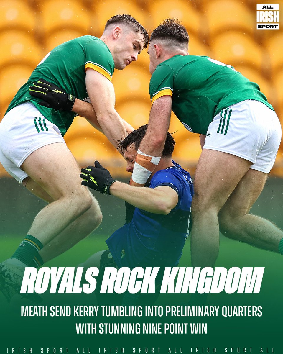 No one saw this coming from Meath! They top the group and Kerry must play a preliminary quarter final next weekend! Wow. 

Final score Meath 1-22 Kerry 0-16