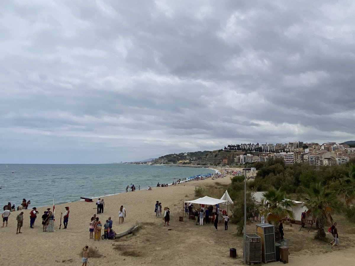 Enguany les jornades de recreació #arenys1714 s’han celebrat el cap de setmana del 7-8 de juny al nou emplaçament de l desembocadura del rial del Bareu.