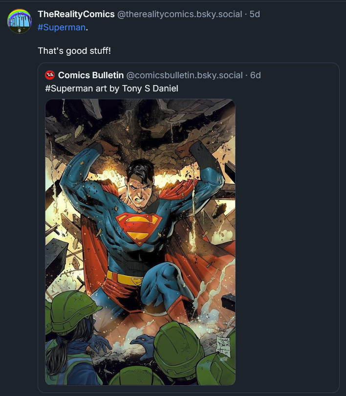 In honor of #Superman, come to the place where the SKY IS BLUE &amp; king-lovers and nazis are NOT welcome.  

(Yes, you'll have to rebuild your community, but ain't it worth it? [Ans.: YES!])
#BlueSky #DCU #DCComics