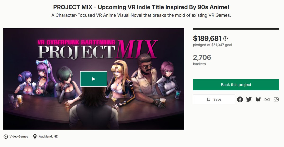 plectrumxr's tweet image. The PROJECT MIX Kickstarter campaign has officially ended!
In the end - we reached $189,681, which is slightly short of the next next goal.
However, good news - we've enabled late pledges for a week, so there's still a good chance to hit it!
I believe we can get Meguro-san on…