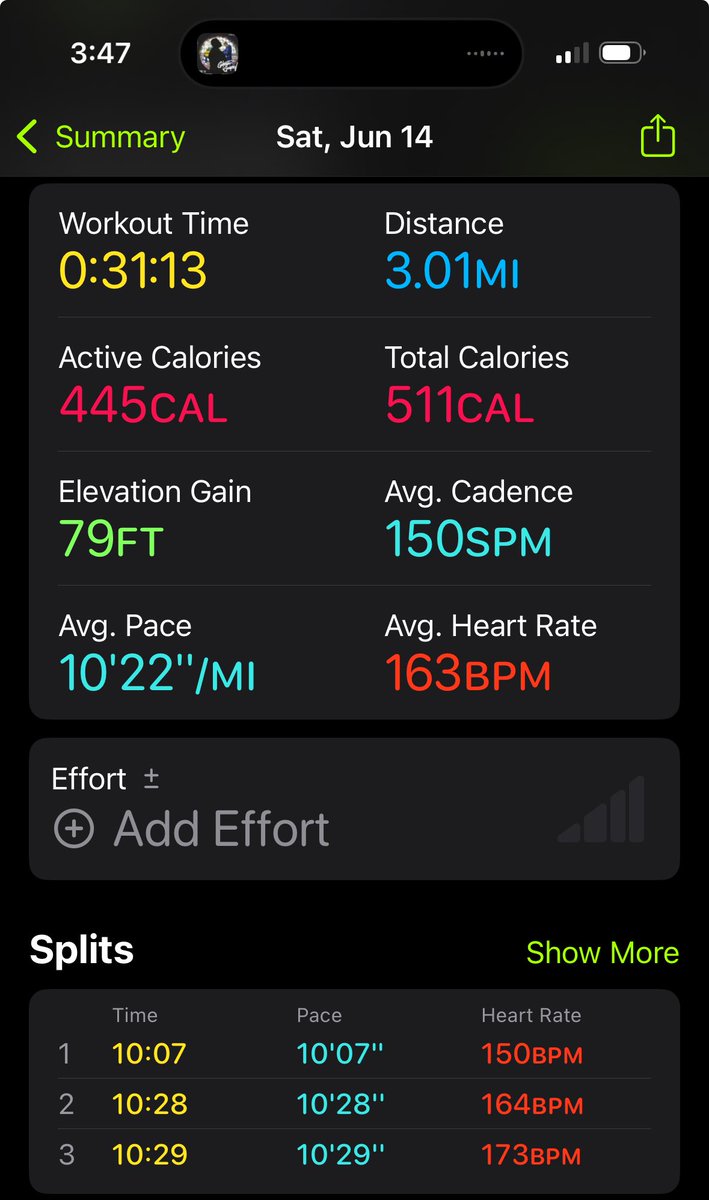 5k Saturday Day 14/30 ✅‼️

#Mileaday #Healthiswealth