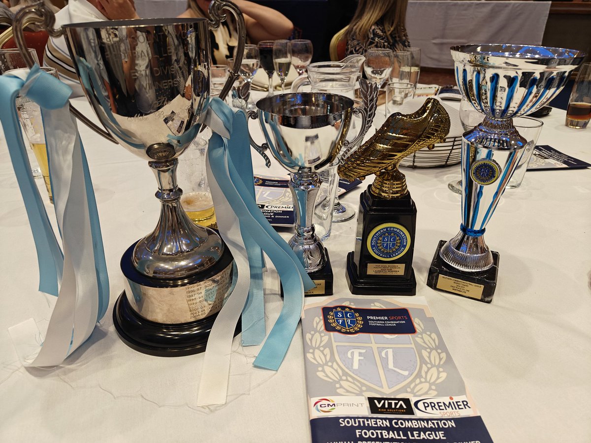Awards night at <a href="/TheSCFL/">Premier Sports The SCFL</a> U18s West Champions, Top Goal Scorer for Lau and the 1st team win the fair play