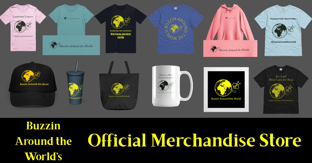 BuzzTravelBlog's tweet image. 🚨 WE ARE LIVE! 🚨
The Buzzin' merch store is open: …zinaroundtheworld-shop.fourthwall.com 🐝🌍
Use code GRANDOPENING for 10% OFF — first 10 customers only (1 per person, conditions apply).
#BuzzinAroundTheWorld #GrandOpening #TravelMerch