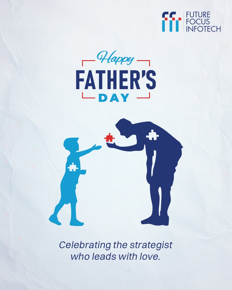 FocusInfotech's tweet photo. He never called it strategy.
But every quiet sacrifice, every word of encouragement, every time he stood by you without expecting anything in return.

This Father’s Day, we celebrate the kind of leadership that begins at home.
A heartfelt salute to all fathers and father figures. https://t.co/Sca4t1G8Qq