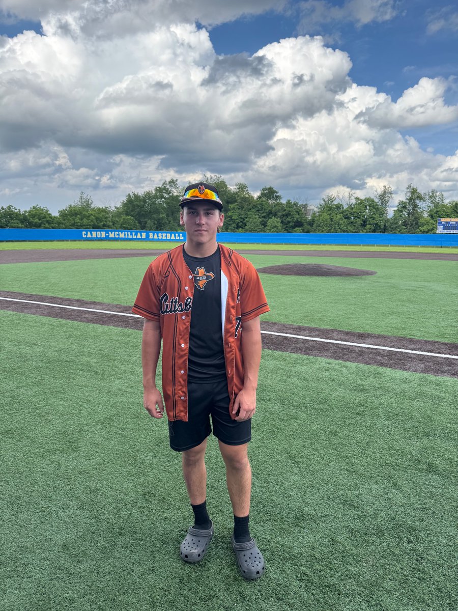 Five Tool Northeast (@fivetoolne) on Twitter photo F: Pittsburgh Outlaws 17U Orange 10, Team All American 17U Blue 0
PoG: <a href="/MatteoWeber17/">Matteo Weber</a> 3 IP, 6 K, 0 H, 0 R
Notable: <a href="/NolanYanchak/">Nolan Yanchak</a> 1-3, 2B, 4 RBI F: Pittsburgh Outlaws 17U Orange 10, Team All American 17U Blue 0
PoG: <a href="/MatteoWeber17/">Matteo Weber</a> 3 IP, 6 K, 0 H, 0 R
Notable: <a href="/NolanYanchak/">Nolan Yanchak</a> 1-3, 2B, 4 RBI