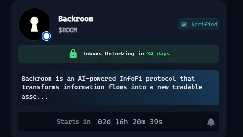 Day 17 of Degen Dump
$BAIBY cooked hard 20x+ if you sold the top. I’m still holding and fully staked. Might even buy more here 

Farming points on <a href="/virtuals_io/">Virtuals Protocol</a> like crazy  got 8k yesterday. $VADER alone gave me 4.5k 
       
Next up: <a href="/useBackroom/">Backroom</a>. Looks promising, stacking points