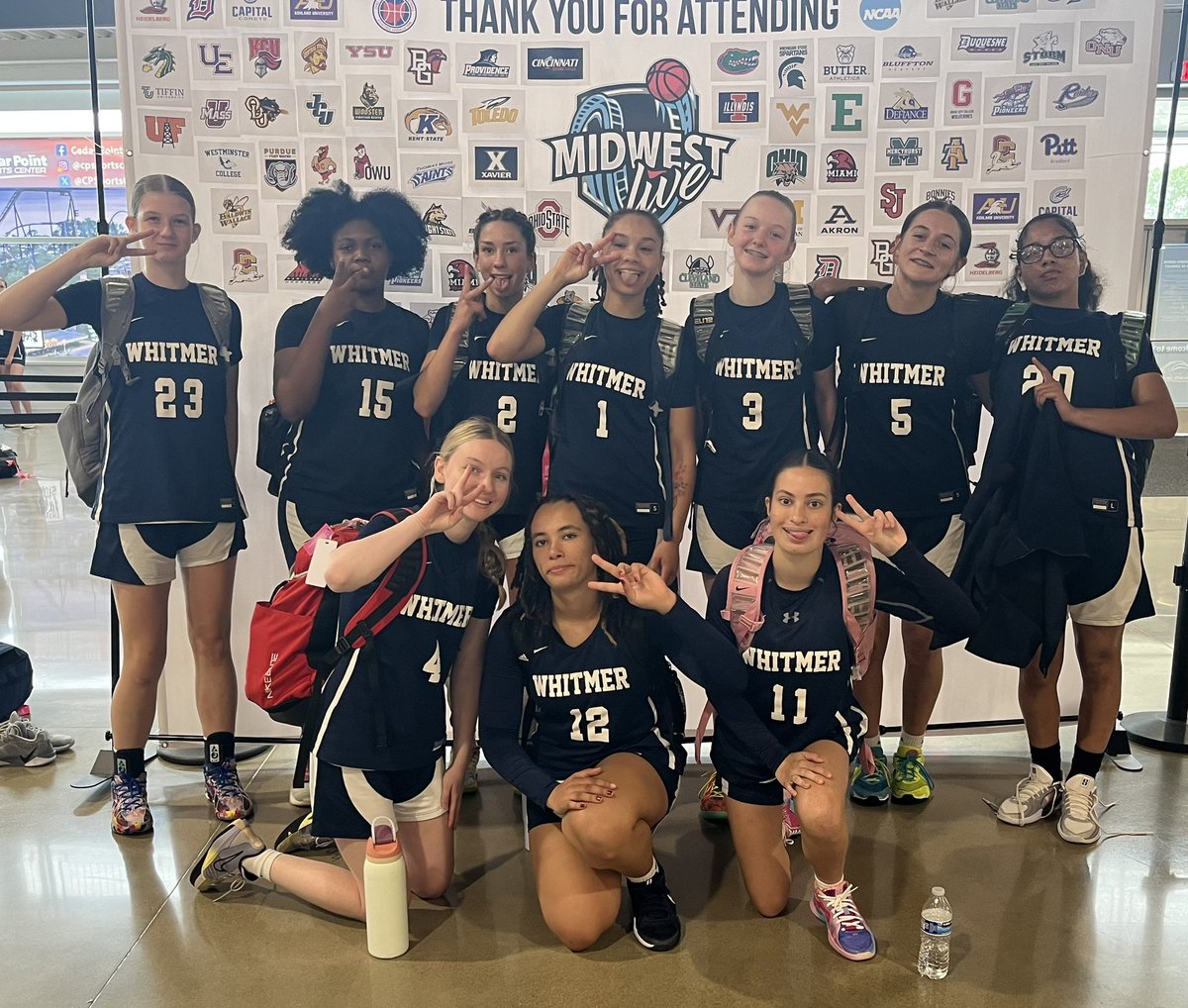 Super proud of this group for competing in all 4 games at the  <a href="/ohioBKcoaches/">OHSBCA</a> Midwest Live Event. #GOPANTHERS   #MWLiveGirls2K25