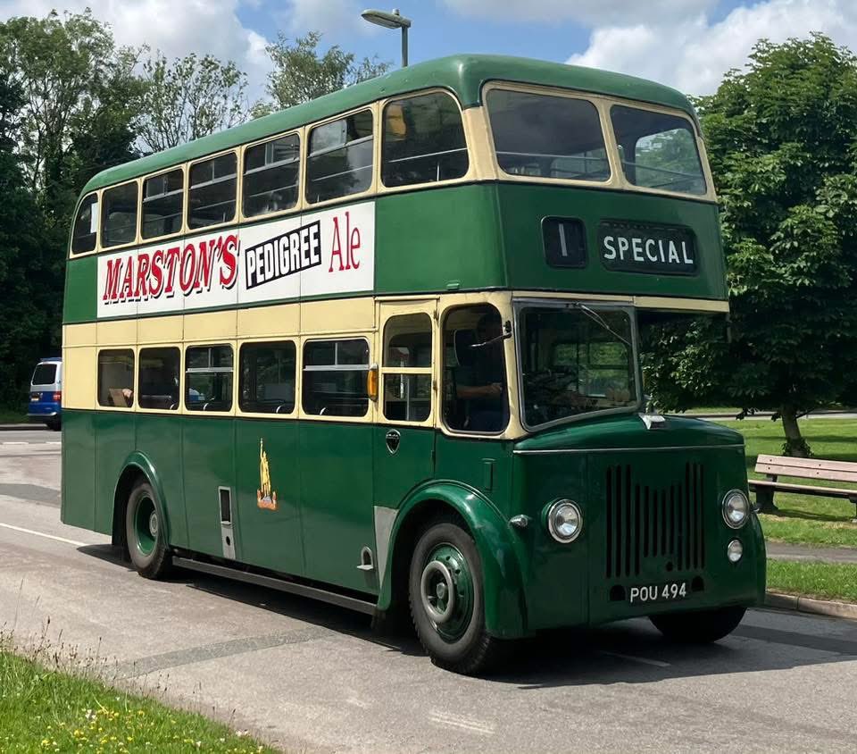 Today we enjoyed providing a free vintage bus service at Common Have A Go with out Leyland Titan (POU 494). We hope everyone enjoyed their rides. 

📸 Kevin Smith