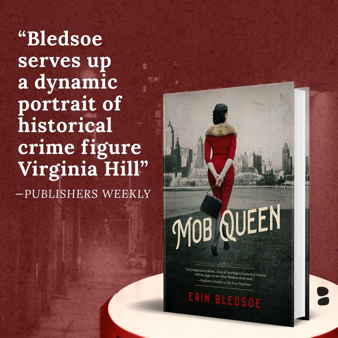 BlackstoneAudio's tweet image. "Elegantly written and compelling throughout, this is a standout in the realm of historical fiction."— @goodreads review

A smokeshow of 1930s grit &amp;amp; glamour, #MOBQUEEN by @erinwritess launches on 6/17!📆🏙️

-SHOP: blackstonepublishing.com/products/book-…
-COLLECTION: blackstonepublishing.com/search?q=Erin+…