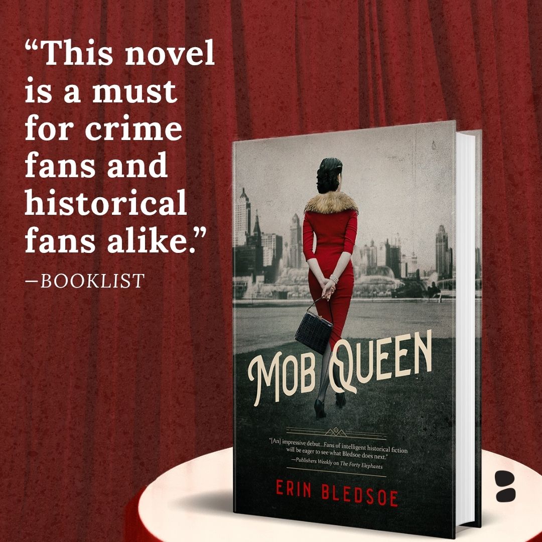 BlackstoneAudio's tweet image. "Elegantly written and compelling throughout, this is a standout in the realm of historical fiction."— @goodreads review

A smokeshow of 1930s grit &amp;amp; glamour, #MOBQUEEN by @erinwritess launches on 6/17!📆🏙️

-SHOP: blackstonepublishing.com/products/book-…
-COLLECTION: blackstonepublishing.com/search?q=Erin+…