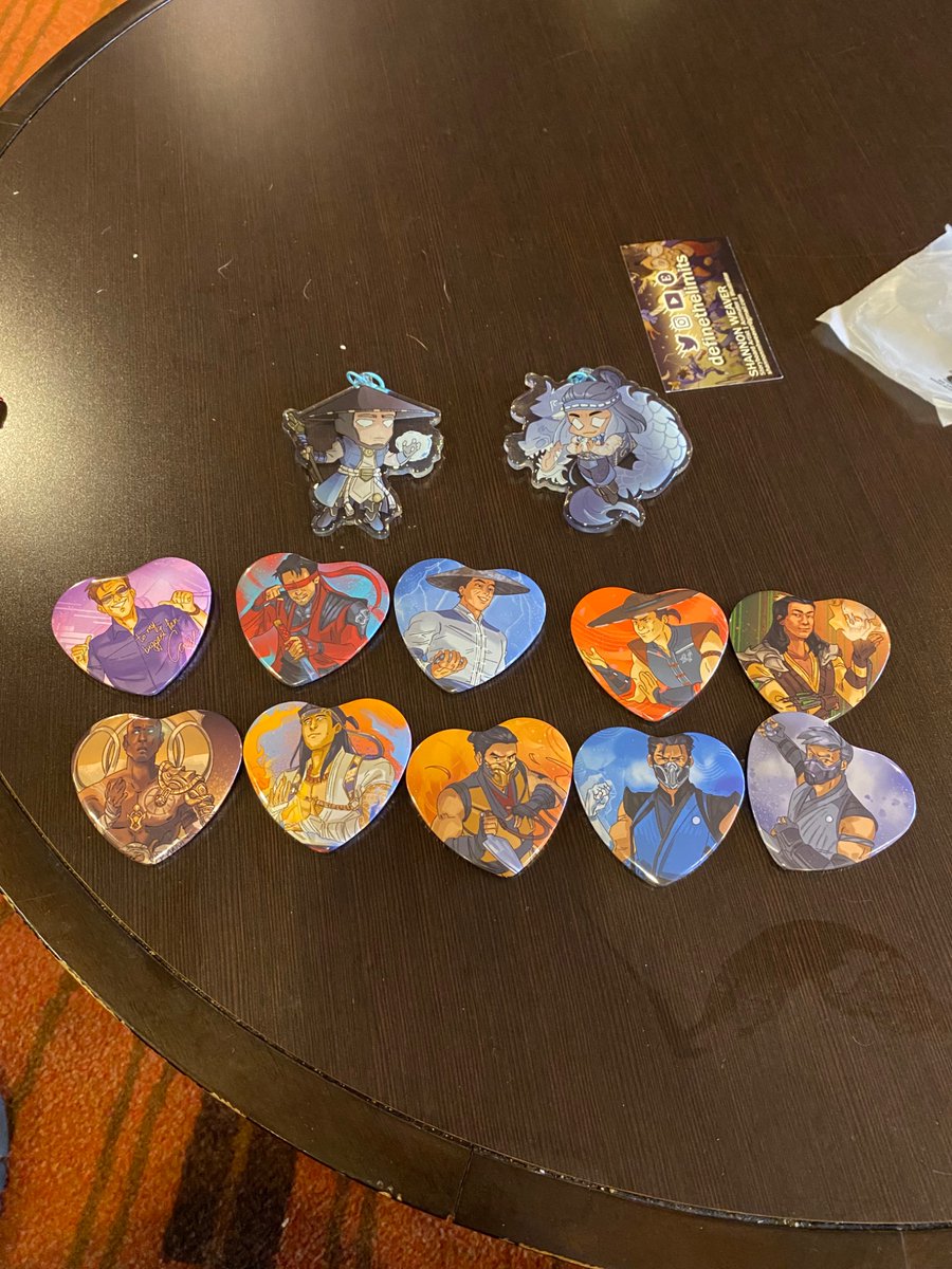 Went To Sci-Fi Valley Con And Oml, The Moment My Eyes Laid Upon All These Pins And Keychains

Everyone Here, Moots And All

Go Follow <a href="/definethelimits/">Definethelimits💕</a> For Making And Selling These

And Thank You To Her For Having Them(and the surprise of having Liu Kang as a pin, I HAVE MY DADS)