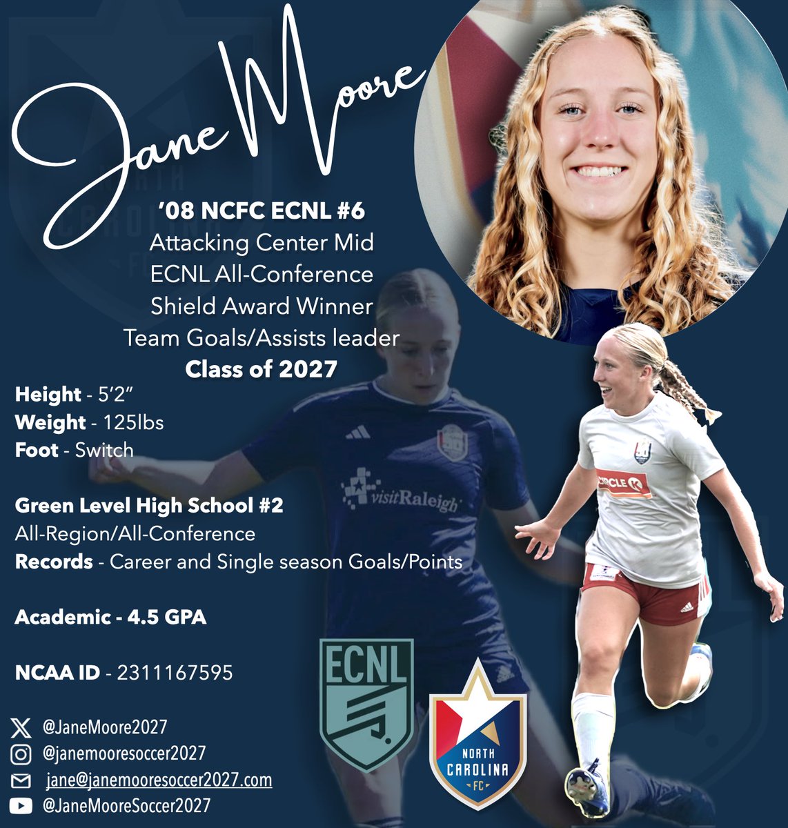 Let’s go 2027s! Excited for tomorrow!

<a href="/TheSoccerWire/">SoccerWire</a> <a href="/TopDrawerSoccer/">TopDrawerSoccer</a> <a href="/ECNLgirls/">ECNL Girls</a> <a href="/08G_NCFC_ECNL/">2008/2007 NCFC ECNL Girls</a> <a href="/NCFC_ECNLGirls/">NCFC ECNL Girls</a> <a href="/NcsaSoccer/">NCSA Soccer</a> <a href="/NCFC_Youth/">NCFC Youth</a> <a href="/PrepSoccer/">Prep Soccer ⚽️</a> <a href="/DerekLeader/">Derek Leader</a> <a href="/ImCollegeSoccer/">College Soccer Truth ™</a> <a href="/ImYouthSoccer/">ECNL/GA/Recruiting/College Soccer</a>