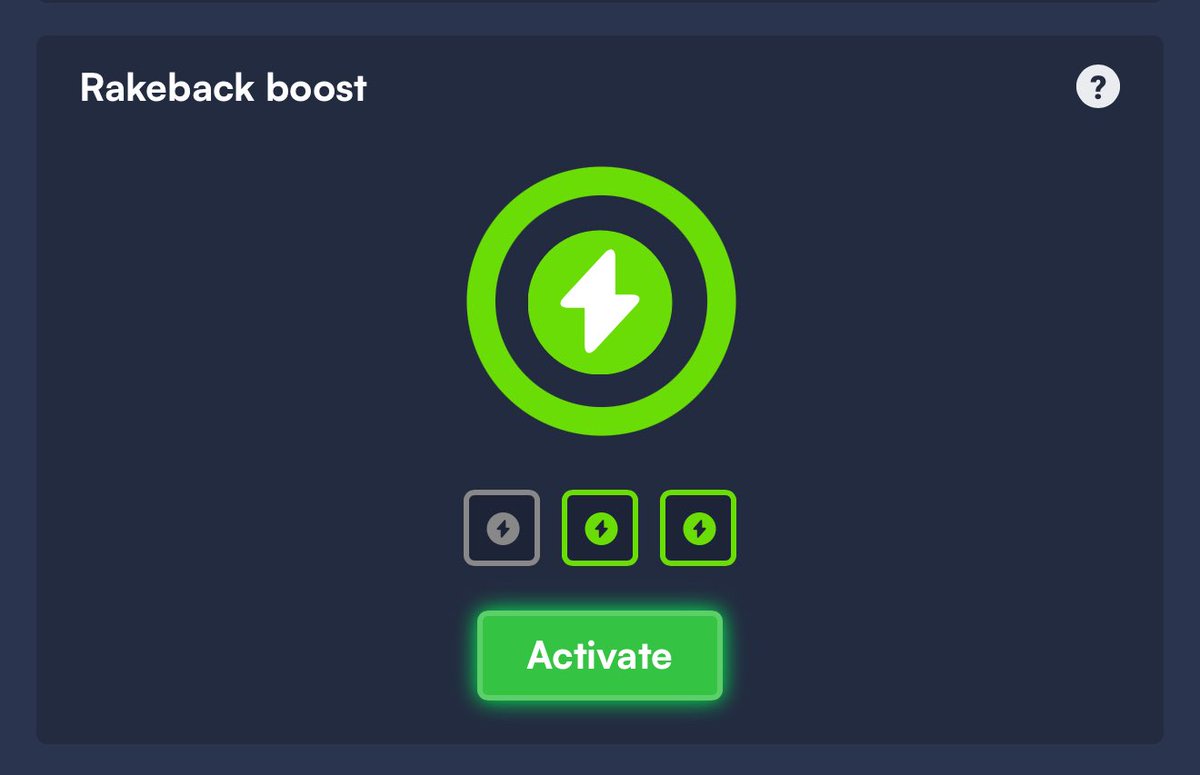 This is your reminder to activate your rakeback boosts ⏰

The best rakeback in the game with an even bigger boost 😎