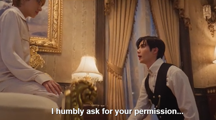 DramAsianReview's tweet photo. I thought they would have just teased us, but they blessed us with this ending🤭
Khanin was very clear on what he wants yet Charan still went on his knees asking for permission. 
As much as as Charan wants Khanin he still looked away when Khanin took off his shirt(screaming, kicking, giggling)
I didn't even notice I was holding my breath until he said "Breathe" and like how could I when this scene was just so gentle, and intense, and breathtakingly beautiful and sensual🫣

BEYOND THE CALL OF DUTY
 #TheNextPrinceEP7