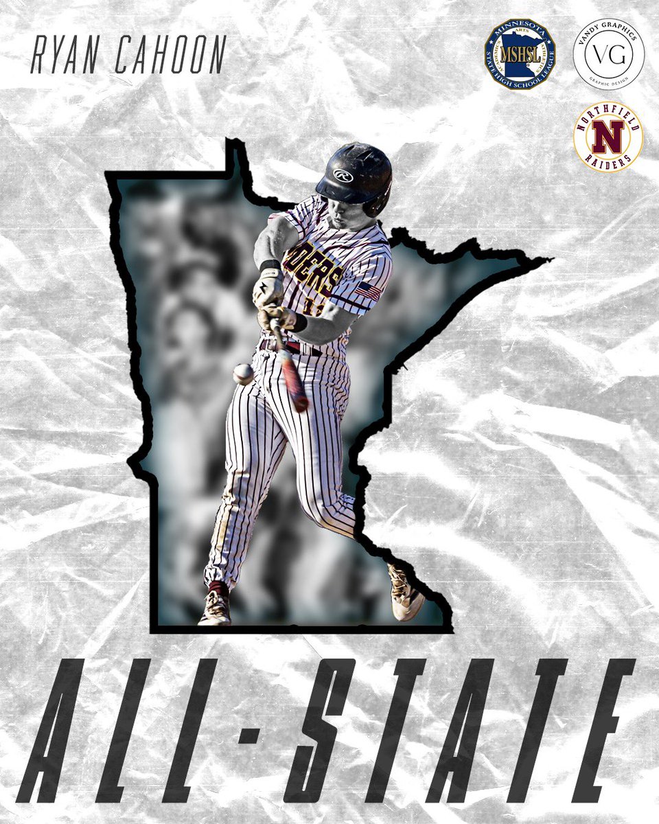 Congratulations to <a href="/RyanCahoon26/">Ryan Cahoon</a> for an amazing year that got recognized with an All-State selection. Wishing you the best at the All Star weekend as well as your next journey at <a href="/SCSUHuskies_BB/">St. Cloud State Baseball</a>