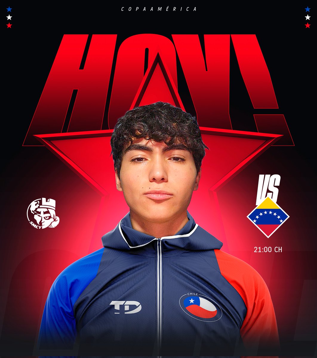 Selección Chilena CR (@selechile_2023) on Twitter photo ⚔️ MATCHDAY
Hoy inicia la copa américa de CR, les daremos un baile tan épico que sus cartas van a cruzar la frontera pidiendo asilo político en nuestro deck
🆚 <a href="/SeleccionVzlaCR/">Venezuela Clash Royale 🇻🇪</a>
🏆 <a href="/CR_Supremacy/">Supremacy League</a>
⏰ 21:00 🇨🇱
📺 twitch.tv/recameca
🎙️ <a href="/Recameca/">Recameca 😈</a>
#SomosLaRoja
#VamosChile ⚔️ MATCHDAY
Hoy inicia la copa américa de CR, les daremos un baile tan épico que sus cartas van a cruzar la frontera pidiendo asilo político en nuestro deck
🆚 <a href="/SeleccionVzlaCR/">Venezuela Clash Royale 🇻🇪</a>
🏆 <a href="/CR_Supremacy/">Supremacy League</a>
⏰ 21:00 🇨🇱
📺 twitch.tv/recameca
🎙️ <a href="/Recameca/">Recameca 😈</a>
#SomosLaRoja
#VamosChile