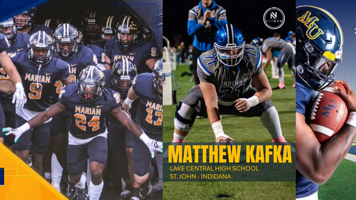 Keith Smilie (@nexgenscouting) on Twitter photo 2026 OL/DL Matthew Kafka <a href="/M_Kafka26/">Matthew Kafka</a> Lake Central HS <a href="/LakeCentral_FB/">Lake Central Football</a> (St. John-Indiana) has added an offer from MSFA Marian University <a href="/MarianUFootball/">Marian Football</a> <a href="/CoachKarrasJr/">Ted Karras Jr</a> 2026 OL/DL Matthew Kafka <a href="/M_Kafka26/">Matthew Kafka</a> Lake Central HS <a href="/LakeCentral_FB/">Lake Central Football</a> (St. John-Indiana) has added an offer from MSFA Marian University <a href="/MarianUFootball/">Marian Football</a> <a href="/CoachKarrasJr/">Ted Karras Jr</a>