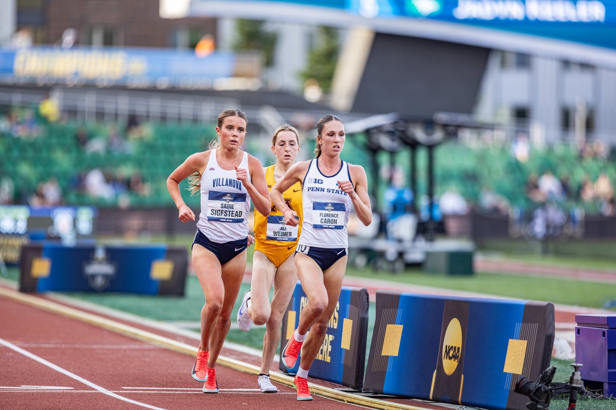 Florence Caron looks to earn her second All-America honor of the NCAA Championships tonight🎖️

10:55 PM ET - 5,000m 
Live Results: flashresults.ncaa.com/Outdoor/2025/i…

#WeAre