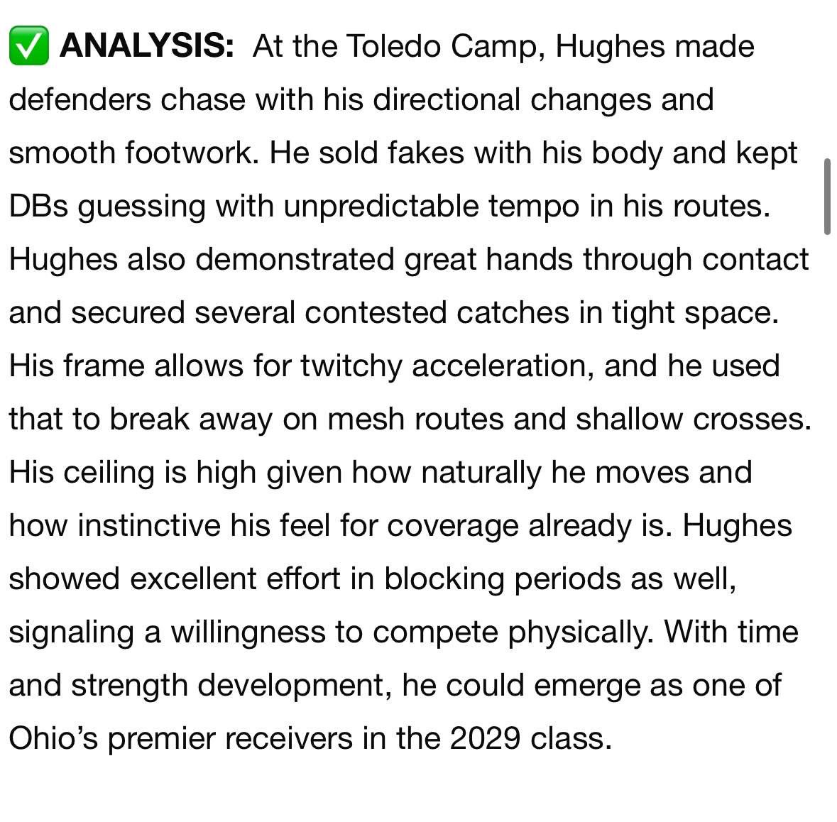 Thank you <a href="/sixstarfootball/">Six Star Football | PLUS+</a> for the write up! Greatly appreciated 🫡 <a href="/Mark__Porter/">ScoutingOhio.com - 247 Sports - Bucknuts</a> <a href="/Bill_Kurelic/">Bill Kurelic</a> <a href="/AllenTrieu/">Allen Trieu</a> <a href="/Bryan_Ault/">Bryan Ault - Midwest Scout</a> <a href="/247recruiting/">247Sports Recruiting</a> <a href="/JaredLuginbill/">Jared Luginbill</a> @On3Recruits <a href="/One11Recruiting/">One11 Recruiting</a> <a href="/alex_pallone/">Alex Pallone</a> <a href="/NCEC_Recruiting/">NPA</a> <a href="/TonyJCoach/">Tony Johnson</a> <a href="/CoachFlemWR/">RJ Fleming</a> <a href="/aj_harrisonjr/">AJ Harrison</a> <a href="/SFSAthletics/">St. Francis de Sales Athletics</a> <a href="/Coach_JLindke/">Josh Lindke ⚔️</a>