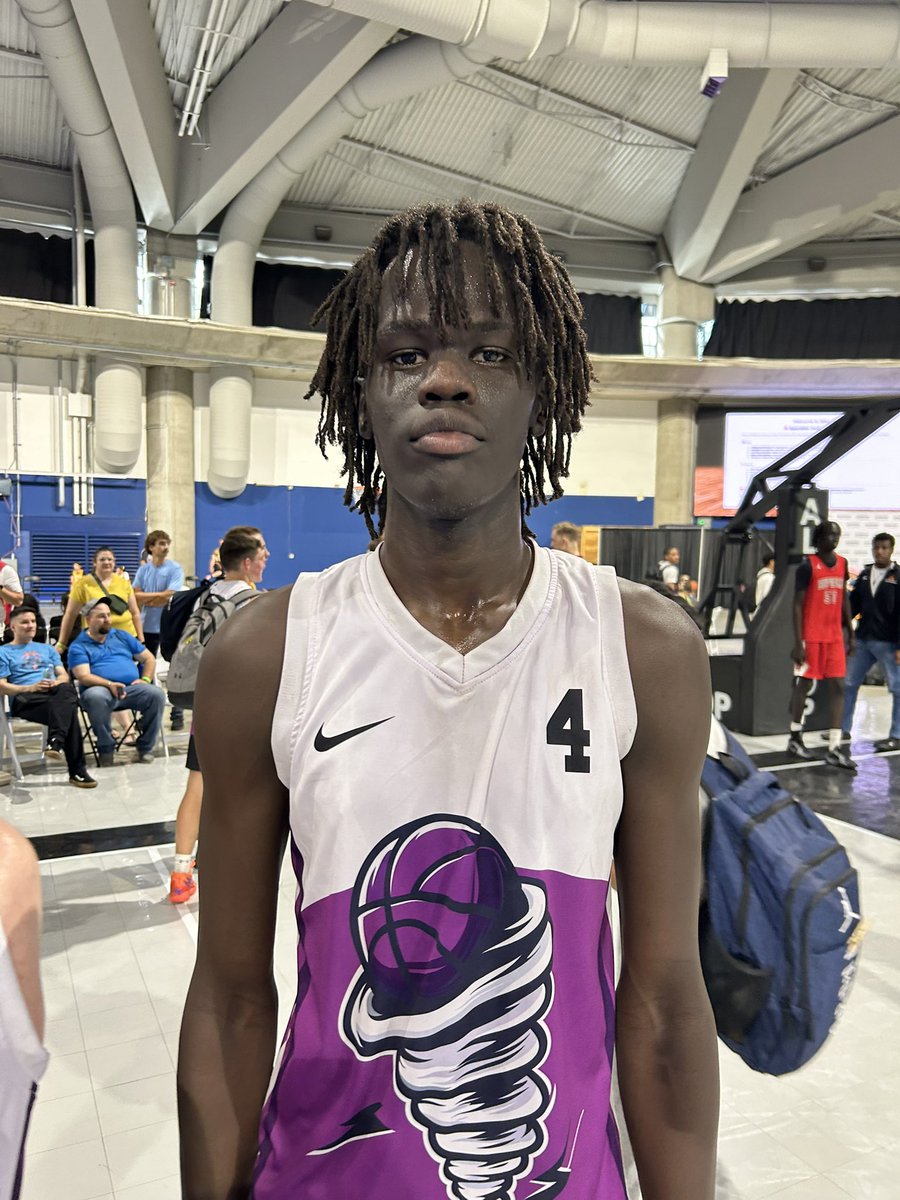 (2026) 6’6 Joshua Ayuel made an impact defensively for his SABA squad at the Alley-Oop tourney in Calgary 

The <a href="/cta_west/">CTAWest</a> commit showed an extremely high motor on defense both in the paint and switching out on guards.   He will be someone to watch next year