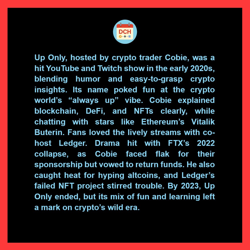 Up Only Takes Crypto To New Heights

Read the full article: medium.com/@DailyCryptoHi…

<a href="/cobie/">Cobie</a>