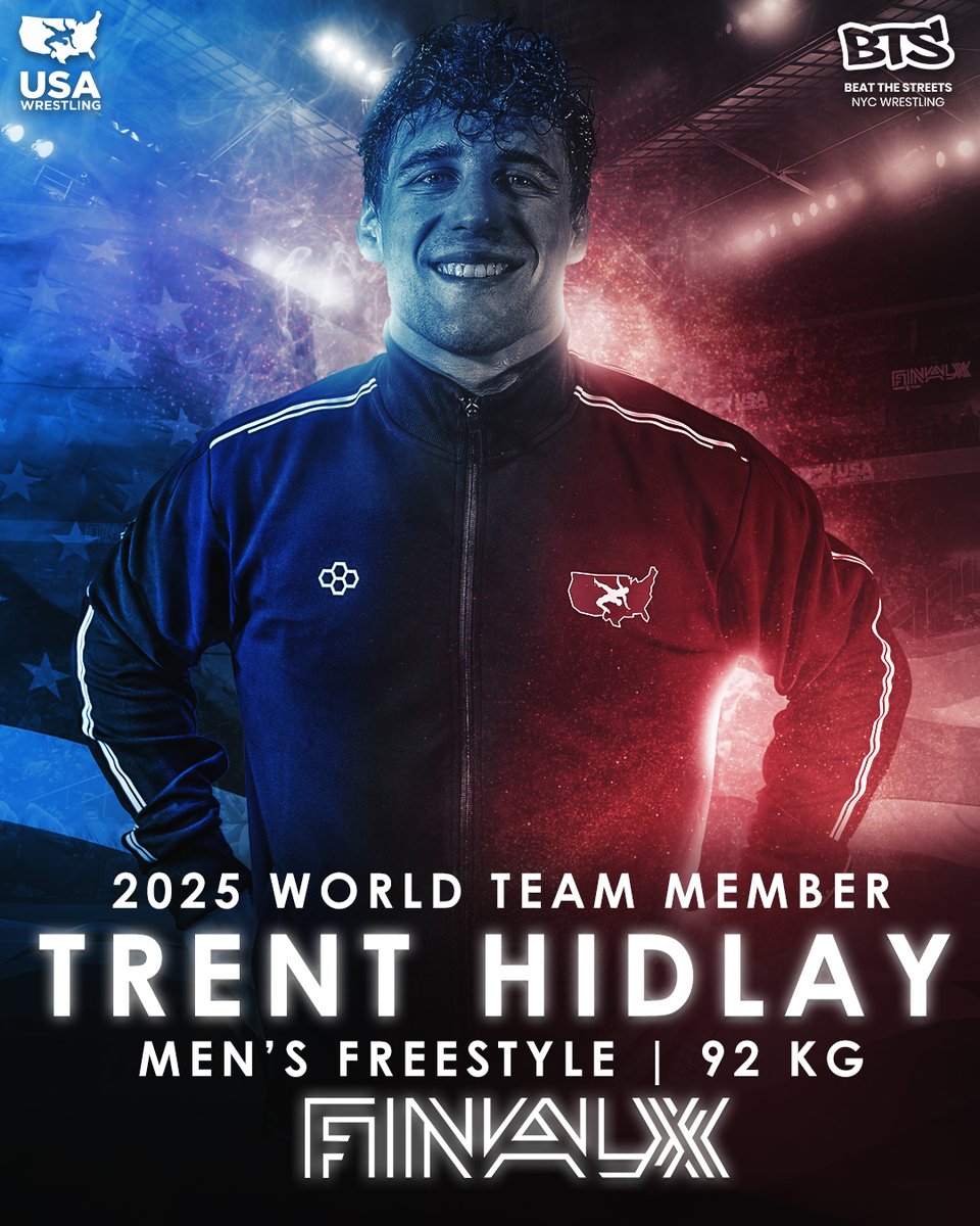 MFS 92 kg Round 2 | Trent Hidlay (Wolfpack WC/Titan Mercury WC) dec. Joshua Barr (Nittany Lion WC/Titan Mercury WC), 3-2 #FinalX2025 

Hidlay wins the best-of-three series, 2-0, to make the U.S. World Team. 🇺🇸