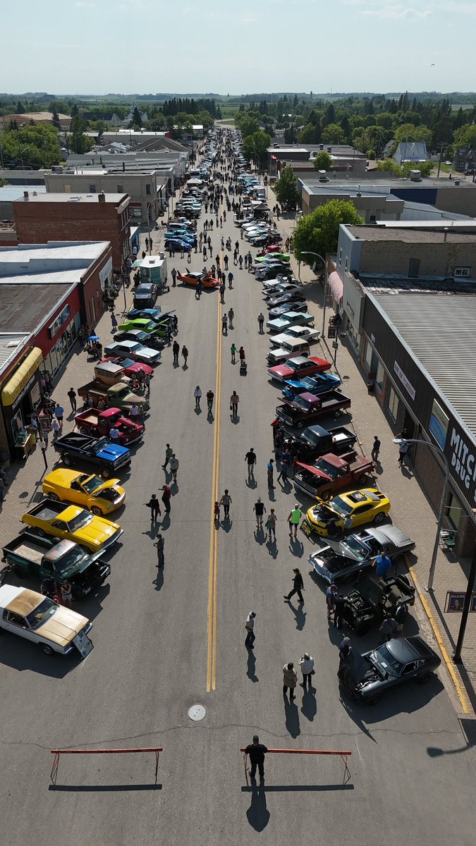The Rumble in Roblin looking 10/10 on a perfect summer evening in rural Manitoba