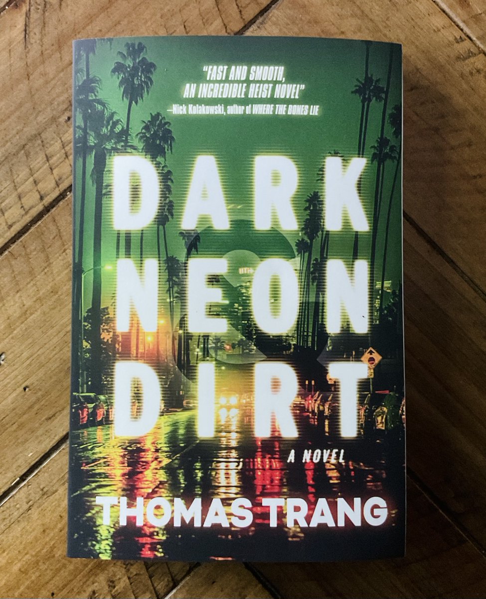 Got some Saturday book mail, Dark Neon and Dirt by <a href="/heyThomasTrang/">Thomas Trang</a>.