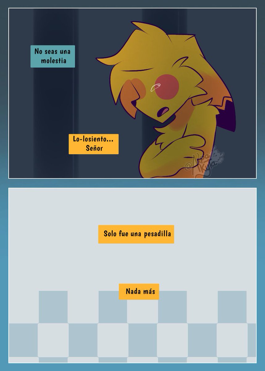 Lo que eres ahora ⚡️🦜
(5/¿) 💛💚✨ 
 #LPDM 
Un niño que no pudo ser niño