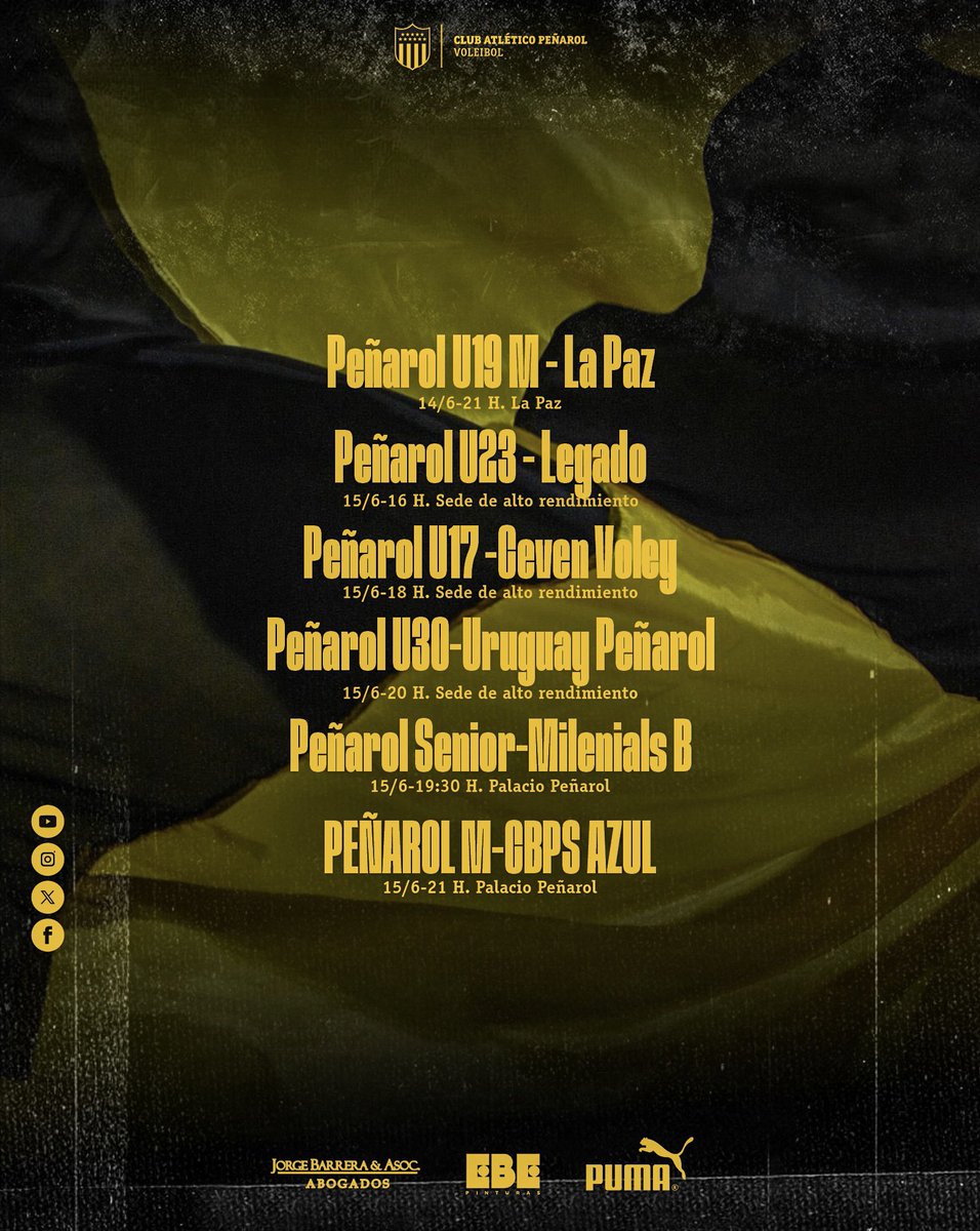 ¡ESTE FINDE JUEGA PEÑAROL!

#TodosJuntos