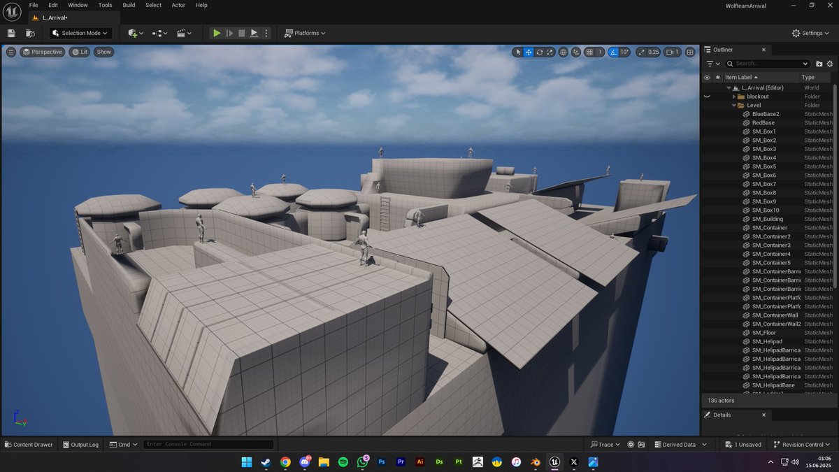 Neden bu haritayı yaptığım hakkında ufacık bi fikrim yok. 

#environmentart #UnrealEngine #UE5 #b3d #blender3d #gamedev #3dart #WIP #gameart #gameReady