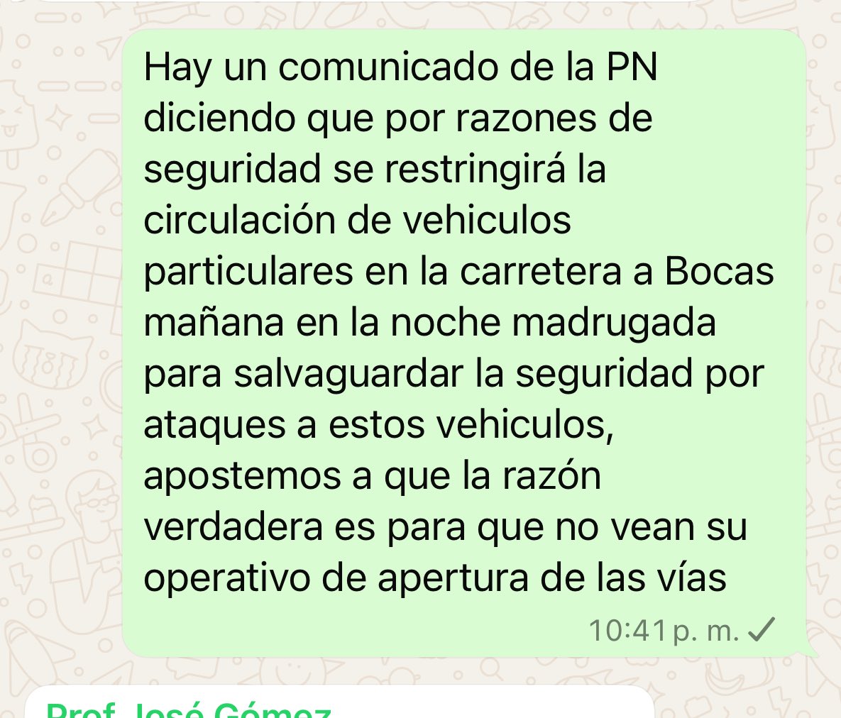 Los Economistas tenemos aquella capacidad de estimar no sólo el comportamiento económico del país, sino no también, el comportamiento político de los que le mienten al país.  Será que de la <a href="/DefensoriaPan/">Defensoría del Pueblo de Panamá🕊</a> investigarán “de oficio” lo que sucede desde anoche en Bocas?