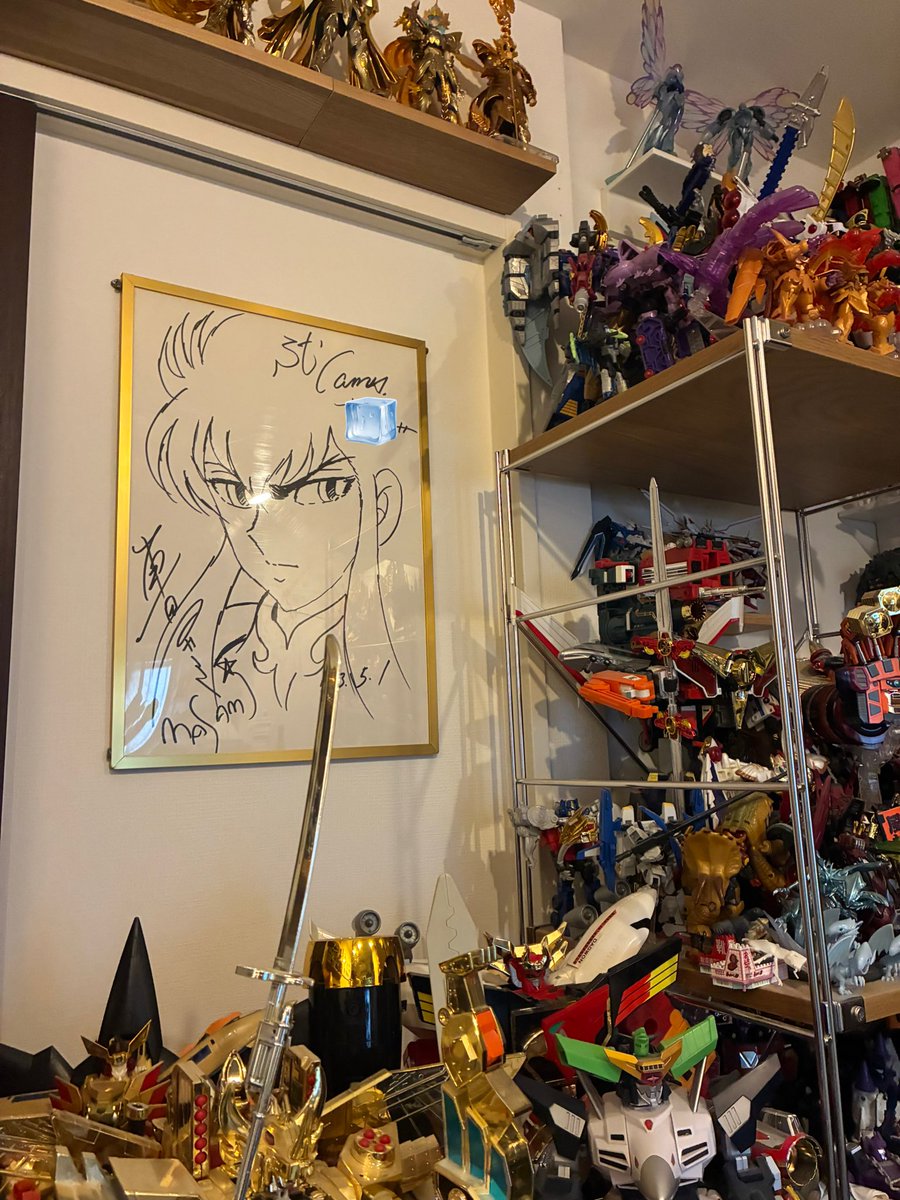 フィギュアとか玩具は朽ちるだけだから
家族に捨てられても別にいいんだけど。

このサインだけは私が死んでも業者とかに出さずに、代々の家宝にするように伝えている🥹