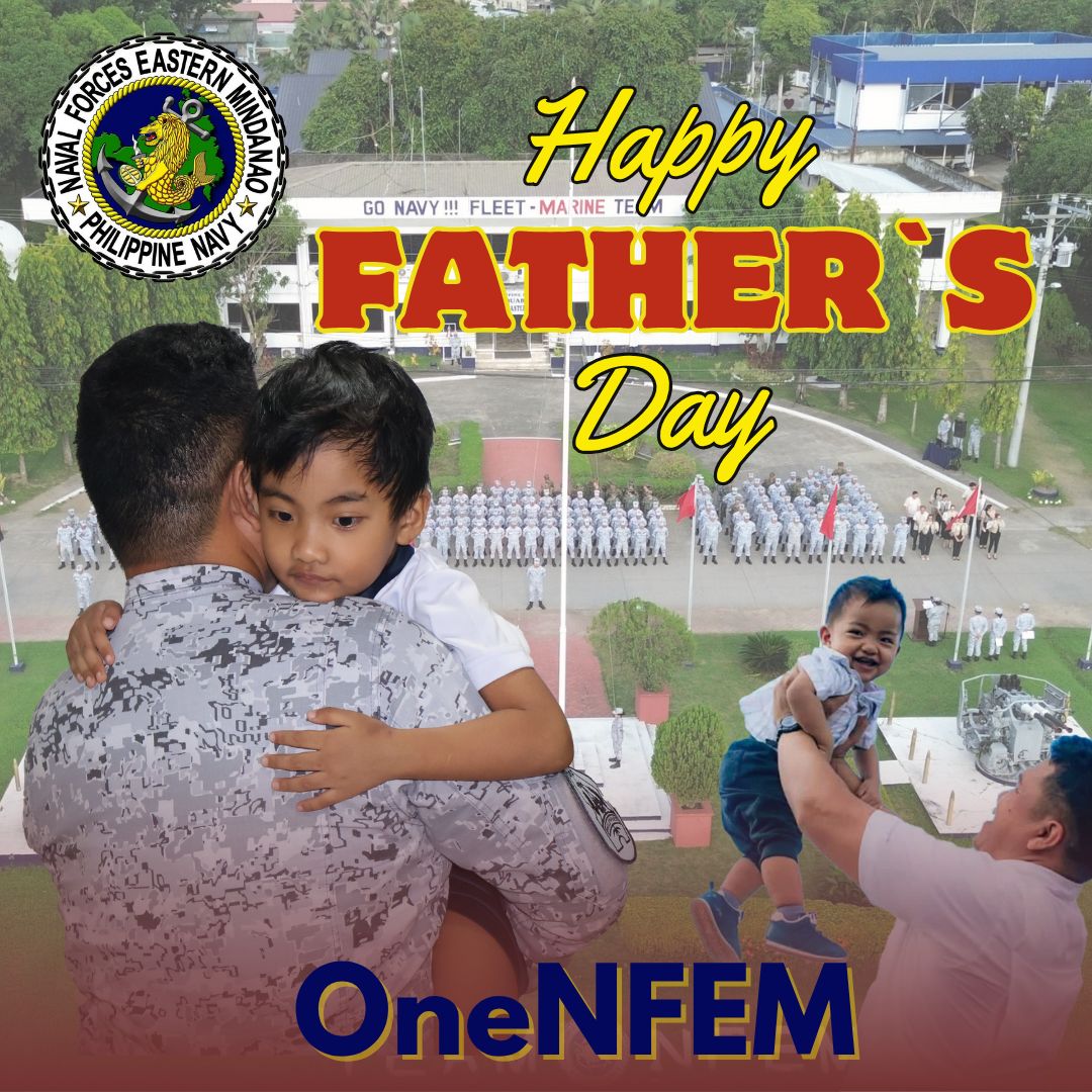 Happy Fathers’ Day!

Read here; facebook.com/share/p/1Hj6oi…

#ProtectingtheSeasSecuringOurFuture
#ModernandMultiCapablePHNavy
#OneAFPOnePhilippines
#StrongAFPStrongPhilippines