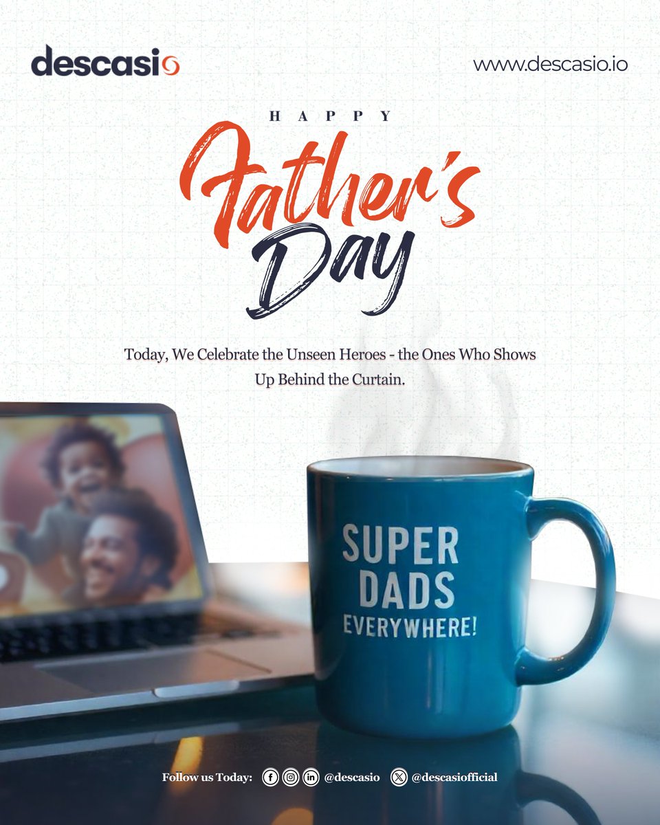 💼 "Behind every great techie is a dad who once said, ‘Have you tried turning it off and on again?’ 🔌 🤣

Shout-out to all the dads who taught us patience, problem-solving, and the sacred art of Ctrl + Alt + Del.

Happy #FathersDay from us all <a href="/Descasiofficial/">Descasio</a>