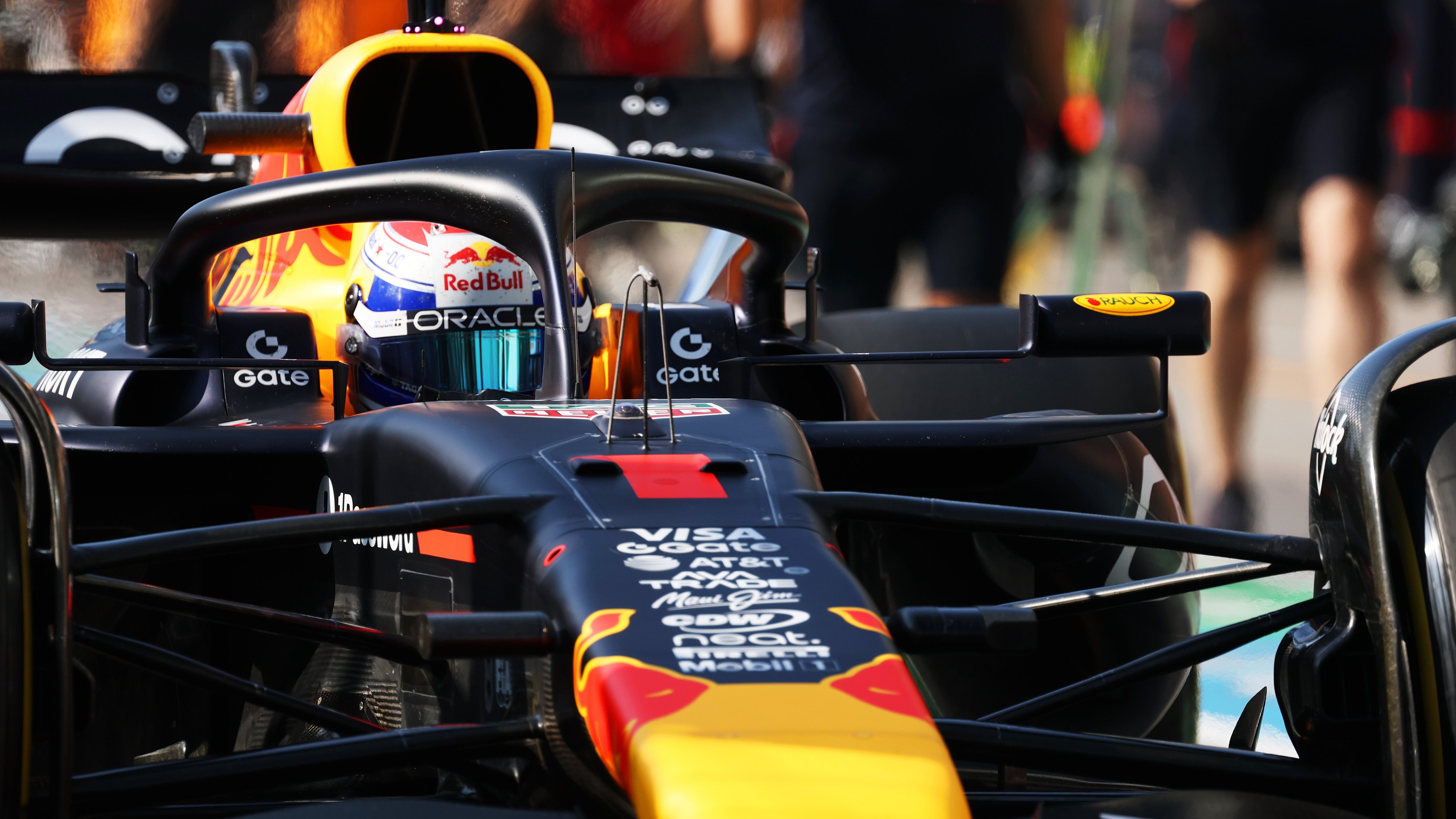 Max in the cockpit of the RB21.